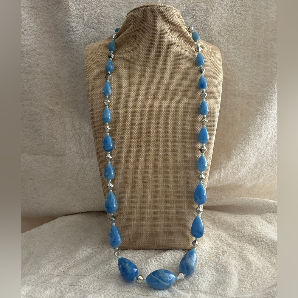 Blue necklace